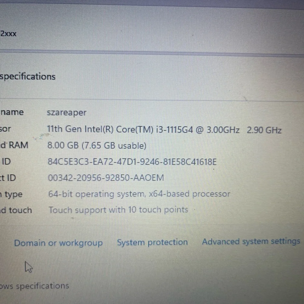 Hp computer, 11 gen